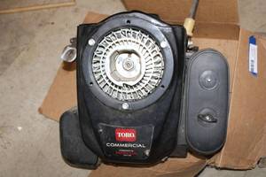 lot 33 image: Toro Commercial Lawn mower Motor Was running when removed