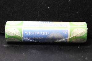 lot 56 image: (1) Uncirculated roll 40 ct. 2005-D nickels Westward journey series, ocean in view