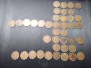 lot 66 image: (40) US Indian Head pennies from 1900-1907