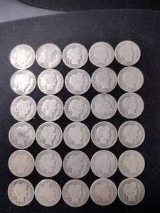 lot 83 image: US late 1800s and early 1900s Dimes
