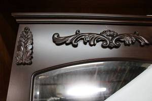 lot 58 image: HallWall Mirror (still in Box) dimensions shown on box