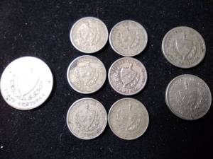 lot 77 image: Foreign currency - early 1900 Cuban coins
