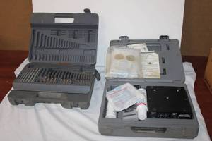 lot 241 image: Tools drill bit set & heart monitor