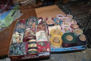 lot 243 image: Wire edged Ribbons