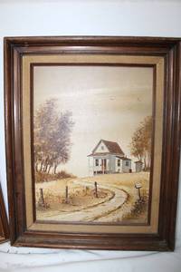 lot 133 image: Framed artwork signed R. Don Hutchins