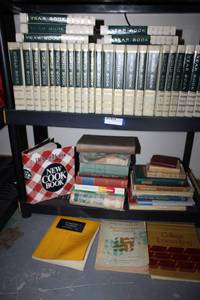 lot 178 image: Large Book Lot World Book Encyclopedia set, Cookbooks, Dictionaries