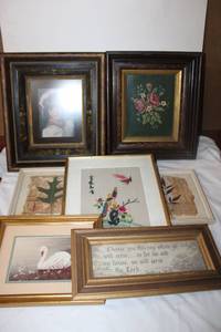 lot 182 image: Artwork and picture frames