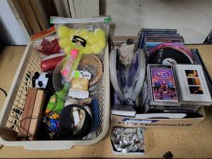 lot 170 image: Misc. Lot craft items, CDs, see pictures