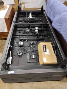 lot 17 image: (2) Twins or (1) Split King size Adjustable Bed Frame