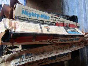 lot 45 image: Mighty Mite Premium shocks qty 20 plus in black crate