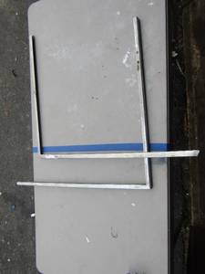 lot 86 image: some type of metal frame for car or truck windows qty 2