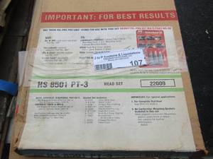 lot 107 image: Various gasket sets including brands Fel-Pro, Victor and Mc cord qty 10 