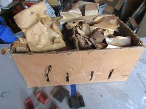 lot 133 image: Box of rubber components  pieces unknown use