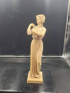 lot 69 image: Vintage sculpture 16 tall - artist initials
