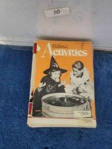 lot 110 image: Selection of Childrens Activities books from 1953
