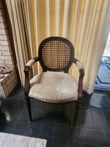 lot 192 image: Vintage caned back chair
