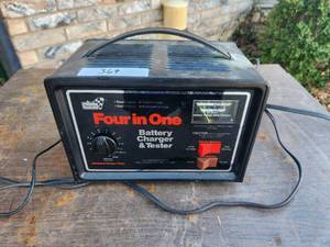 lot 369 image: Sears - Four in One battery charger and tester