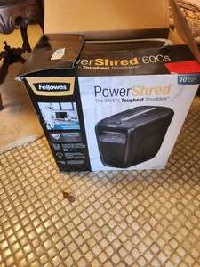lot 347 image: Fellowes power shredder