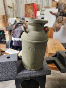 lot 42 image: Vintage milk can