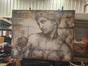 lot 81 image: Proserpina with Pomegranate artwork - 22 x 39.5