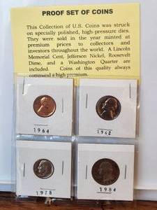 lot 64 image: Proof set of Coins