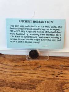lot 67 image: Ancient Roman Coin - collected from the Holy Land