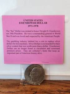 lot 82 image: 1972 United States Eisenhower Dollar