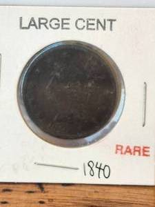 lot 103 image: 1840 Large Cent - Rare