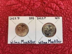 lot 163 image: 2022-D&P - Wilma Mankiller quarters