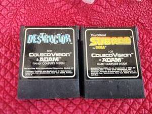 lot 14 image: Vintage Sega game cartridges - Destructor & Subroc
