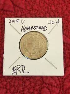 lot 167 image: 2015-D Homestead quarter- error