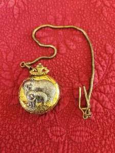 lot 20 image: Great Smokey Mountains National Park Pocket Watch with chain