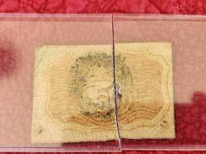 lot 50 image: 1863 United States 5 Cent Fractional Currency - 2 pieces