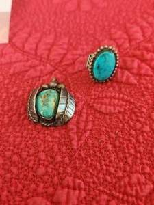 lot 122 image: Turquoise Ring & Pendant