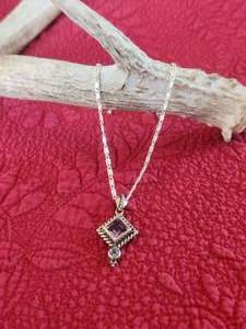 lot 158 image: Necklace with pendant .925 Silver - Avon
