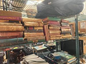 lot 232 image: Selection of vintage books