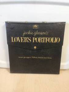 lot 233 image: Vintage Jackie Gleasons lovers portfolio records