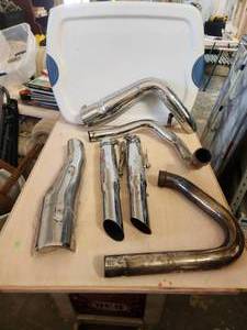 lot 251 image: Vintage Motorcycle mufflers