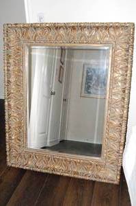 lot 12 image: Large Beautiful Framed Wall Mirror. See description please