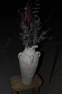 lot 24 image: $$ Large Home Decor Vase