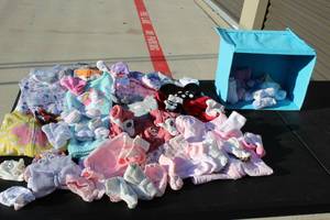 lot 80 image: Baby Girl Clothing 6-9 months