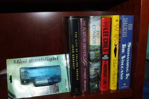 lot 97 image: Book Light and Books Pictured as Shown