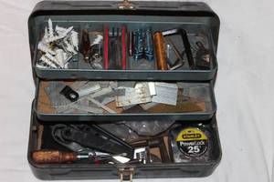 lot 149 image: Tool Box and Contents Pictured as Shown