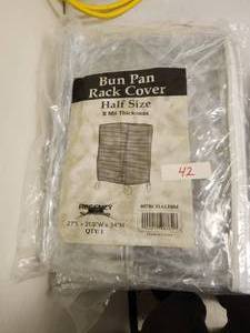 lot 42 image: Selection of 5 Bun Pan rack covers