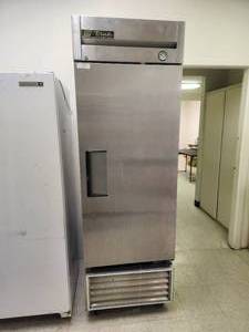 lot 50 image: True stainless refrigerator