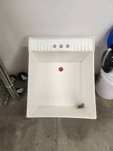 lot 111 image: Utility wall sink - 20 x 24 x 12