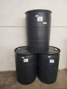lot 144 image: National Container Group 55-gallon plastic water containers - total of 3