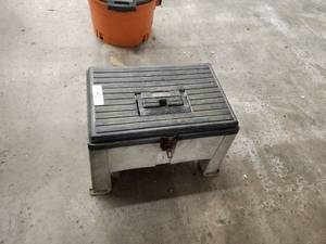 lot 142 image: Stool - toolbox