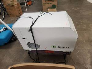 lot 152 image: Quest Dual 155 Overhead Dehumidifier. This low-amp dehumidifier is capable of removing up to 155 pints of water per day