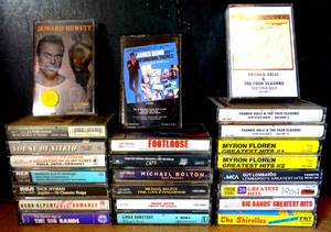 lot 29 image: 2 DOZEN VINTAGE CASSETTE TAPES - MIXED ENTERTAINMENT